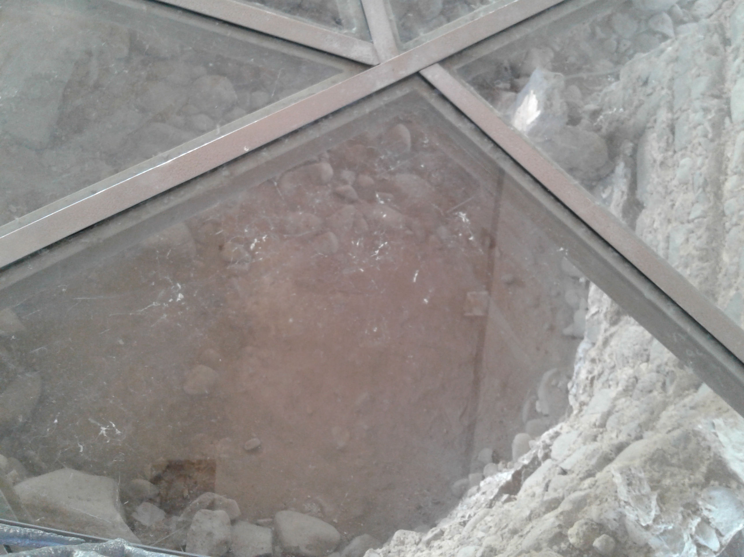 capernaum plastic floor in church