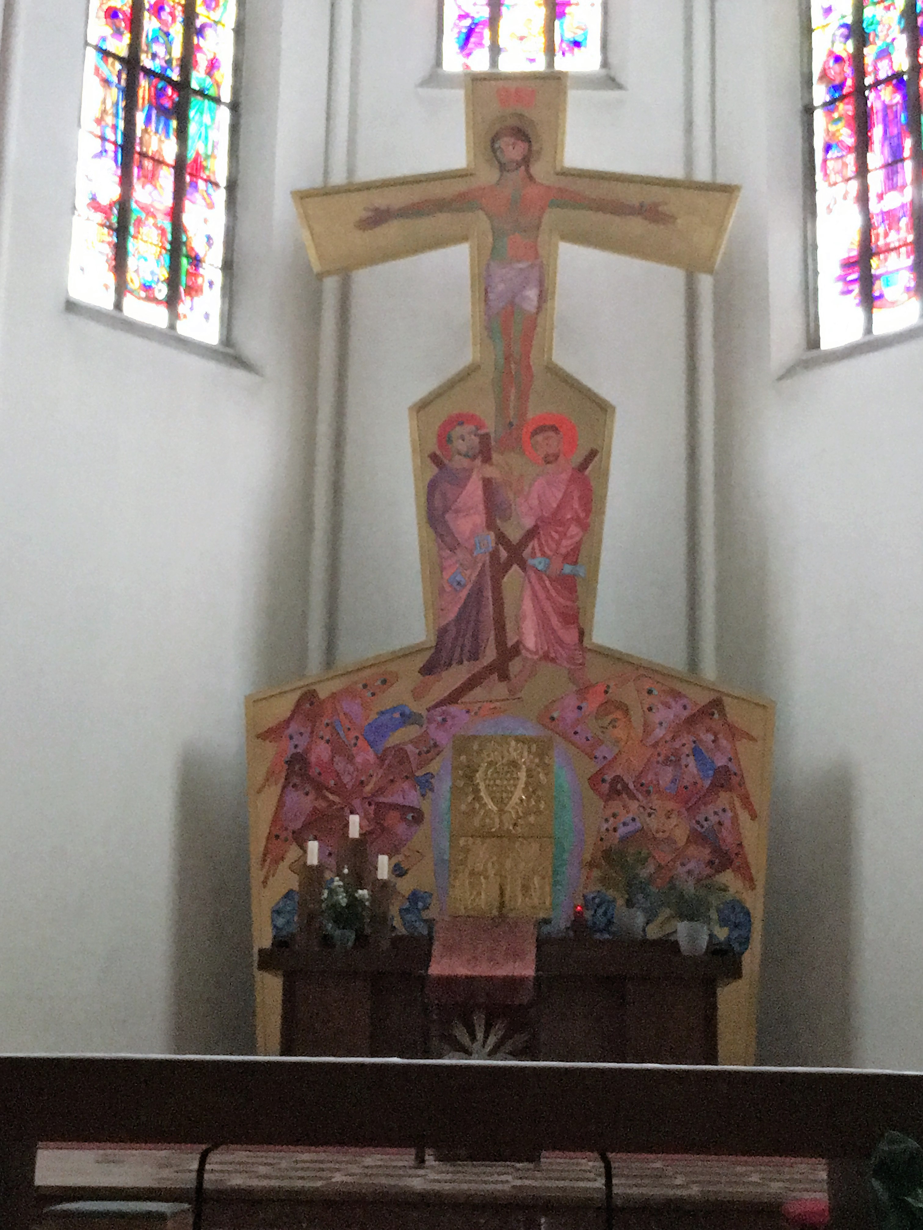 colorful crucifix
