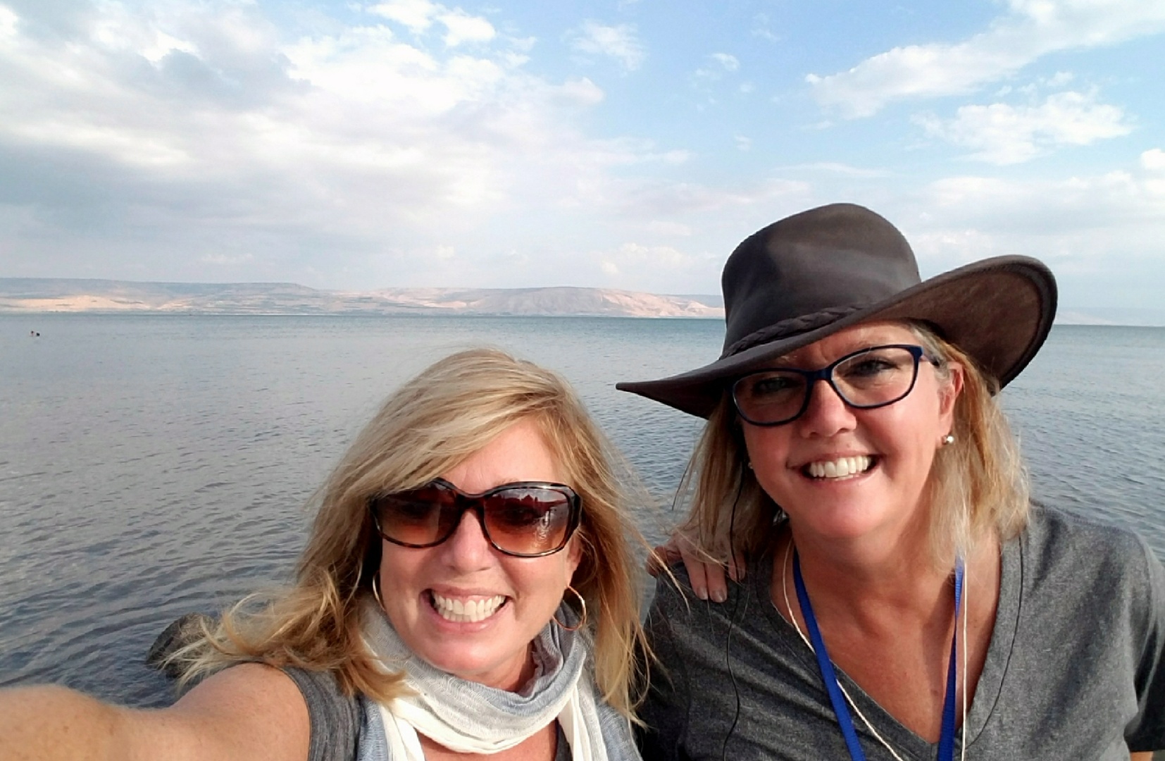 Sea of Galilee Lisa and Laurie