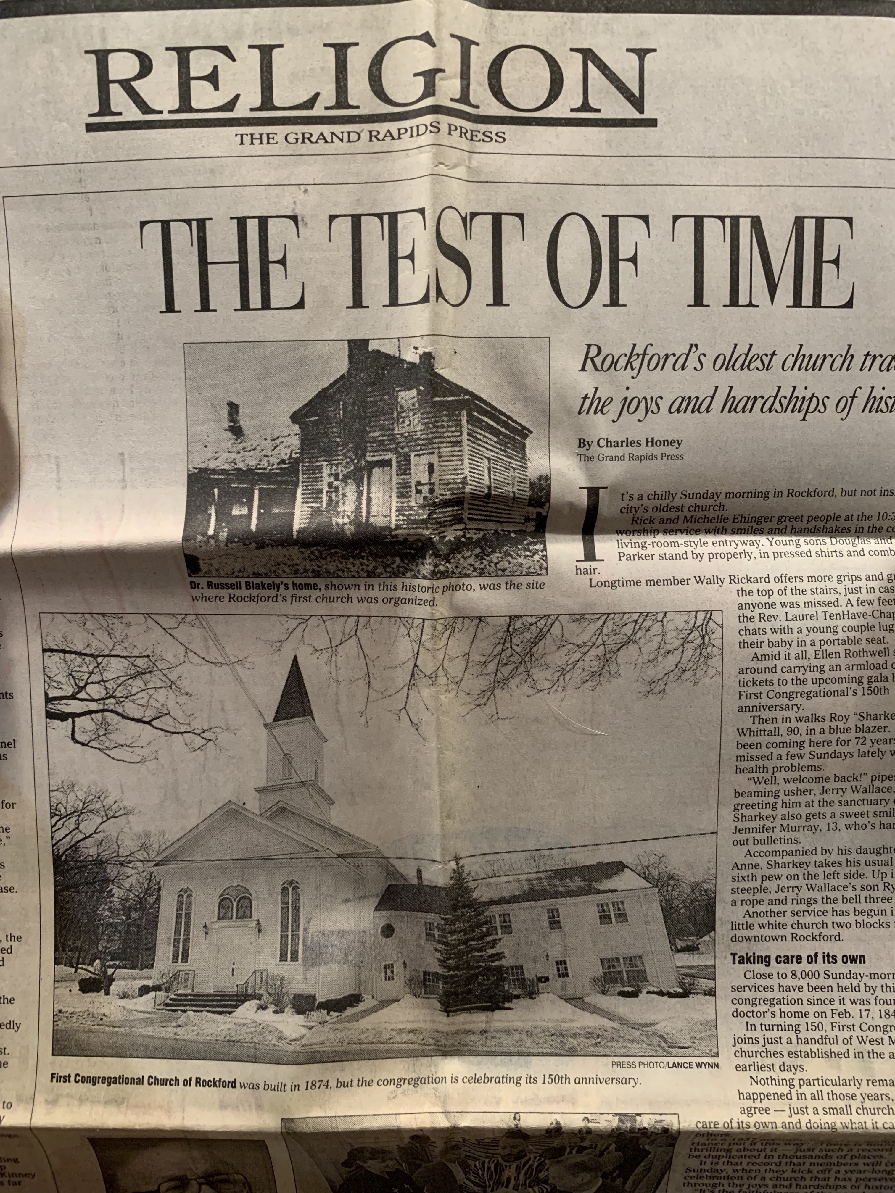 sesquicentennial article