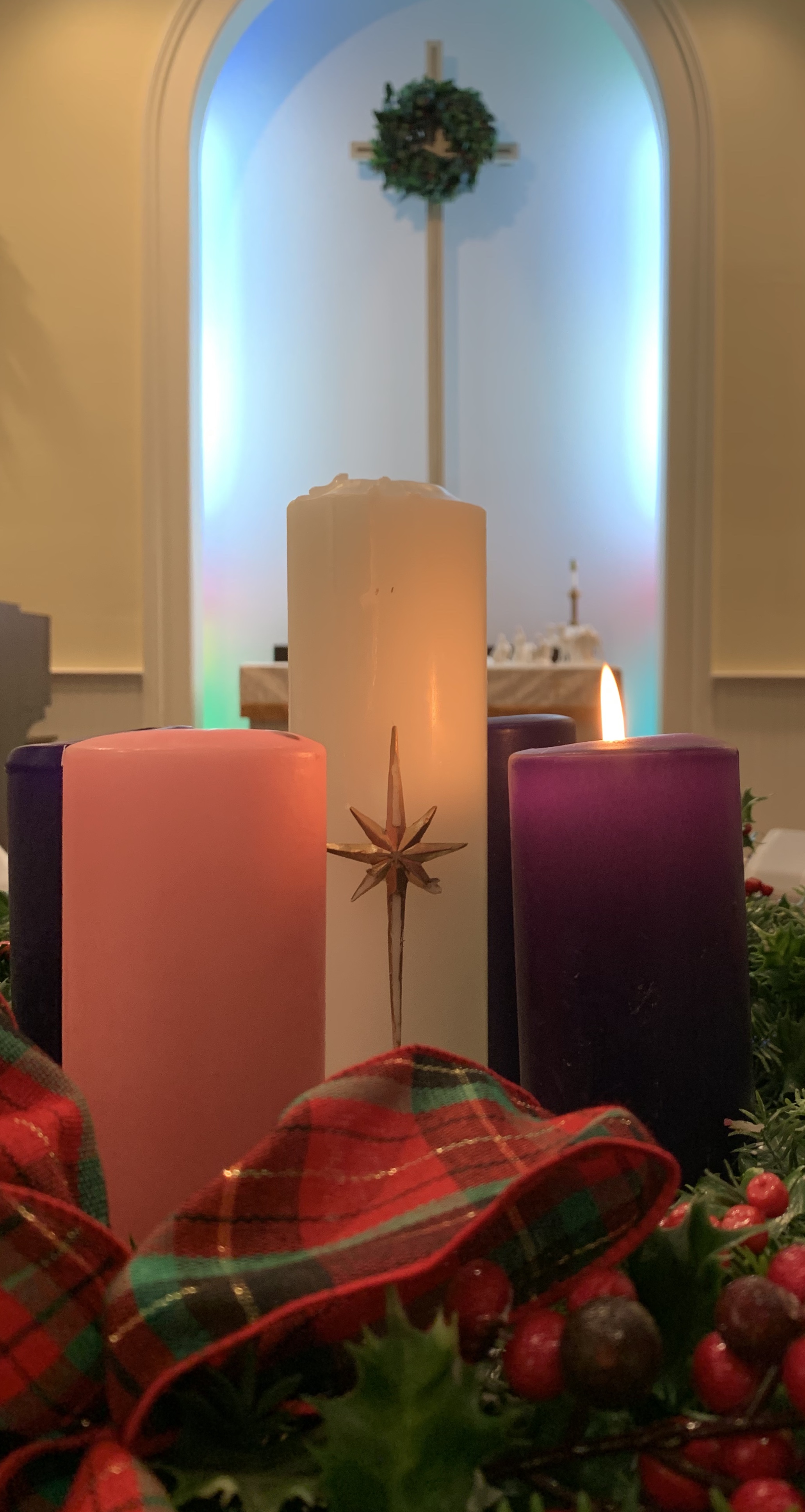 Advent candles 2