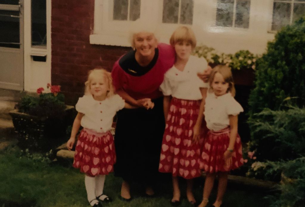 Mom Chapman with granddaughters